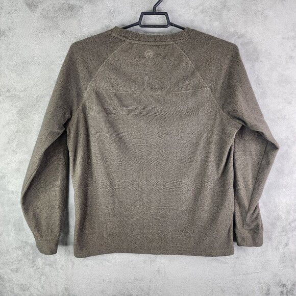 Men's Magellan Outdoors Classic Fit Shirt Round Neck Long Sleeve XL - Picture 8 of 11